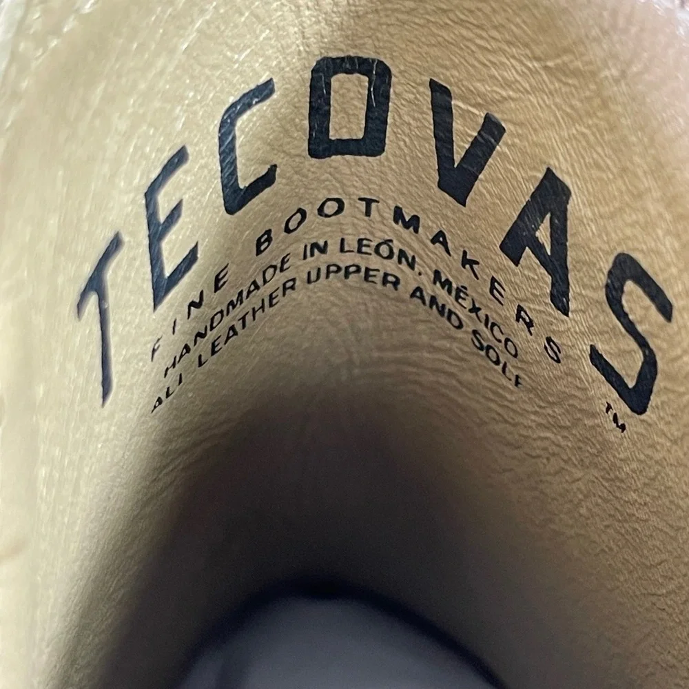 Tecovas The Chance II Chelsea Ankle Boots Brown Leather Pull On Men's‎ 8.5 D